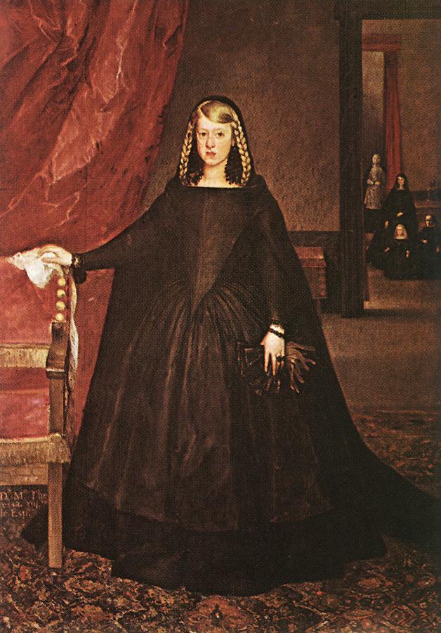 The Empress Dona Margarita de Austria in Mourning Dress h